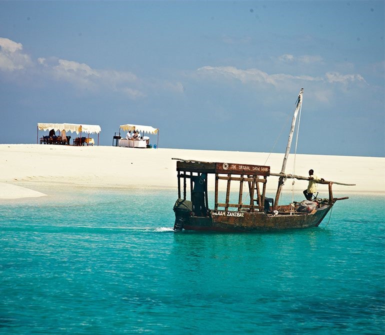 Prison Island + sand bank picnic