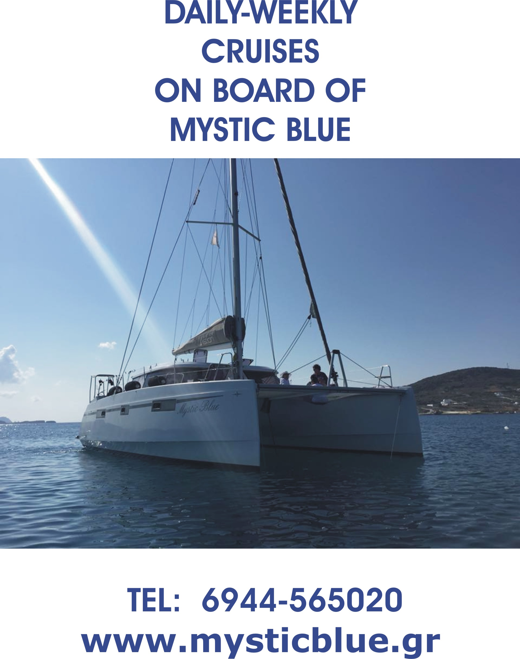 Mystic Blue Daily & Weekly cruises