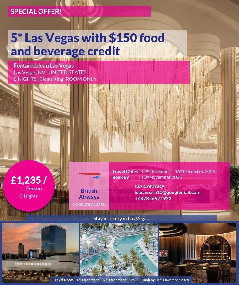 1st place business travel