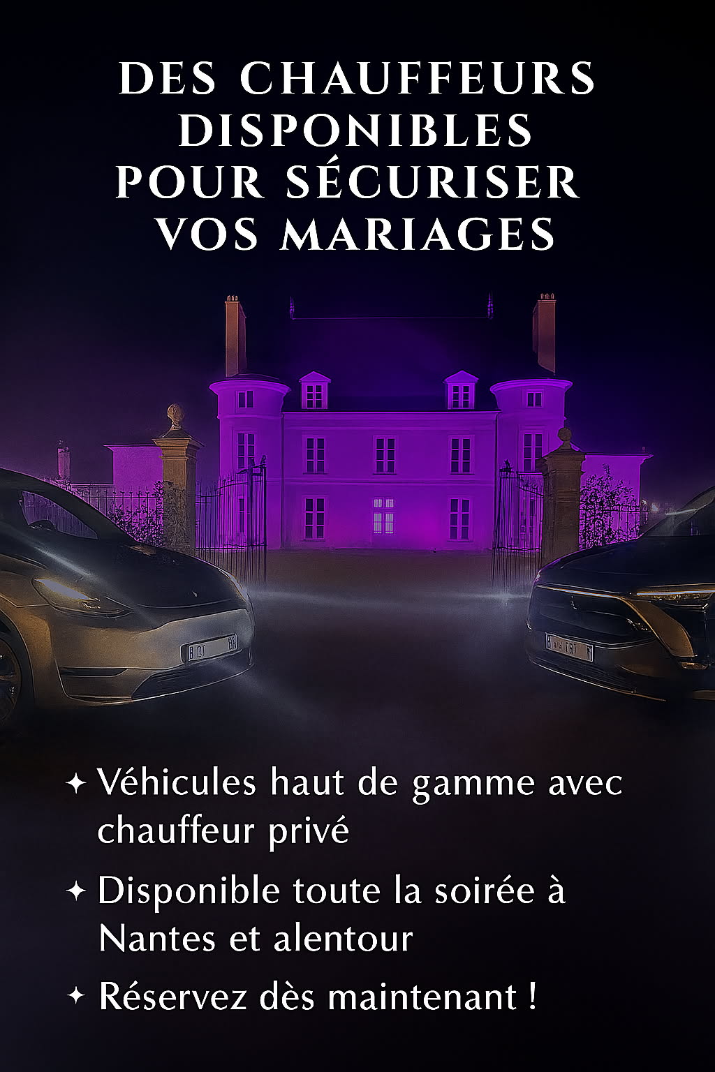 Nantes chauffeur privé
