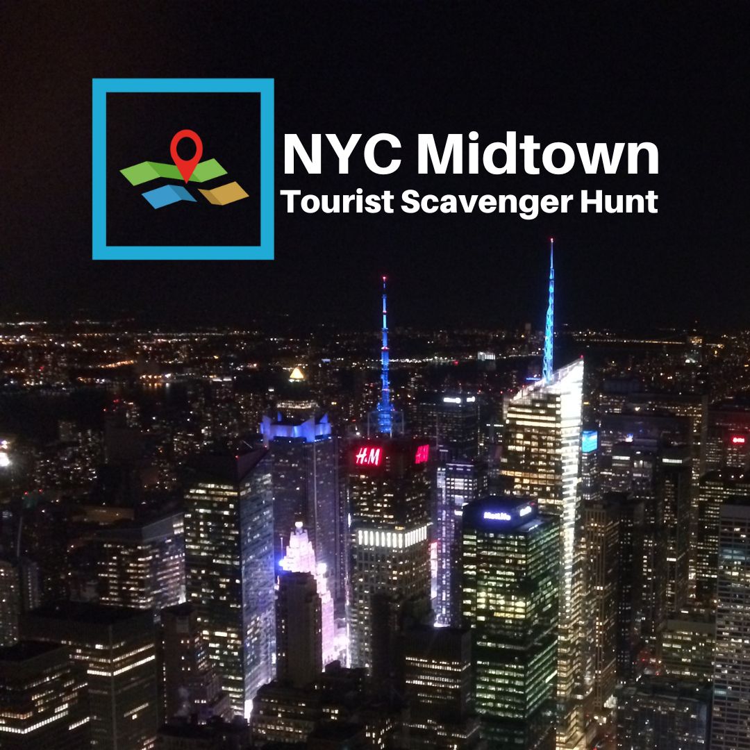 New York Midtown self-guided walking tour & scavenger hunt
